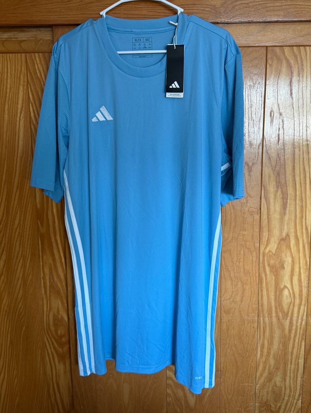 NWT Adidas Tabela 23 Soccer Jersey Sky Blue Men's Size XLT2